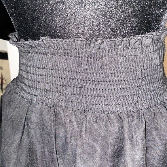 Poetry Two Layer Sheer Hi Low Skirt - black - Picture 3 of 5